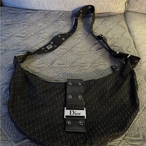 Christian Dior John Galliano Street Chic Hobo Crossbody Bag